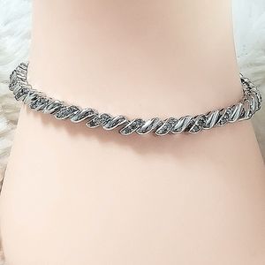 1 Ctw Natural Diamond Tennis Bracelet